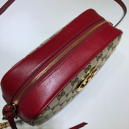 Fake Gucci GG Marmont Small Shoulder Bag 447632 Red Replica Replica Gucci GG Marmont Small Shoulder Bag 447632 Red