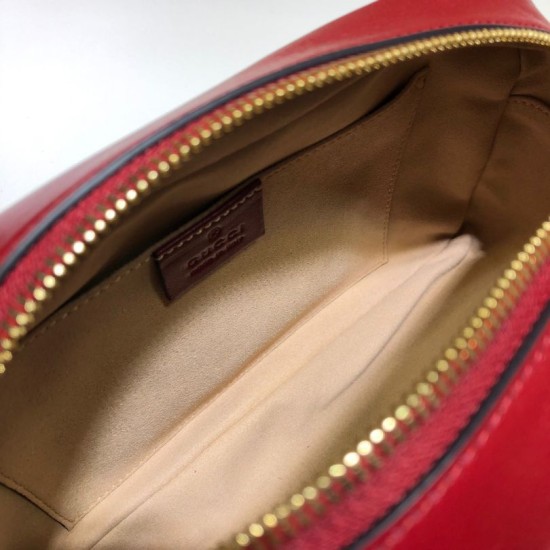 Fake Gucci GG Marmont Small Shoulder Bag 447632 Red Replica Replica Gucci GG Marmont Small Shoulder Bag 447632 Red