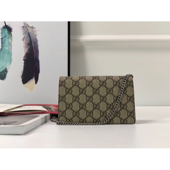 Replica Gucci GG Supreme Super Mini Bag 476432 Brown Fake Gucci GG Supreme Super Mini Bag 476432 Brown Replica