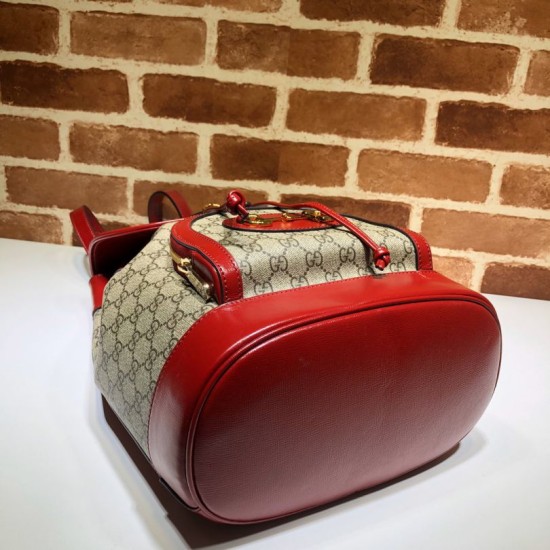 Replica Gucci 1955 Horsebit Backpack 620849 Red Replica Gucci 1955 Horsebit Backpack 620849 Red