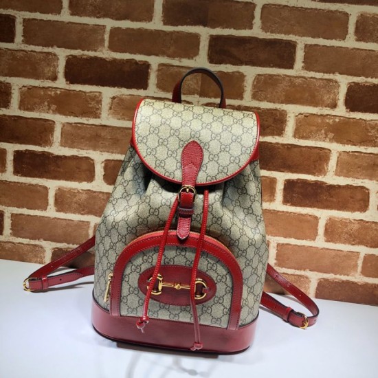 Replica Gucci 1955 Horsebit Backpack 620849 Red Replica Gucci 1955 Horsebit Backpack 620849 Red