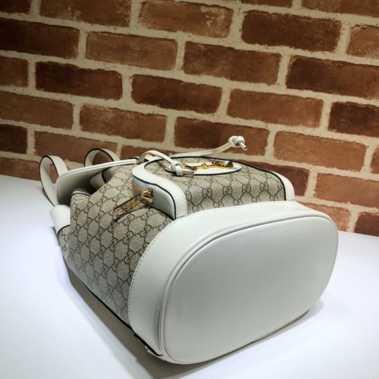 Replica Gucci 1955 Horsebit Backpack 620849 White Replica Gucci 1955 Horsebit Backpack 620849 White