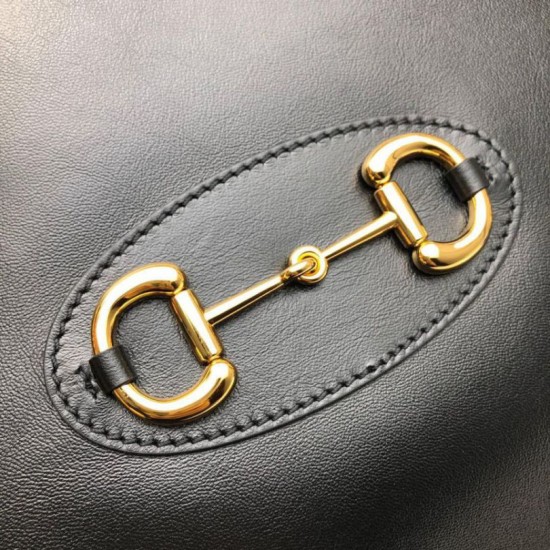 Replica Gucci 1955 Horsebit Medium Tote Bag 621144 Black