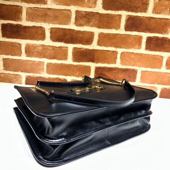 Replica Gucci 1955 Horsebit Medium Tote Bag 621144 Black