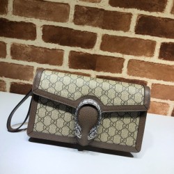 Replica Gucci Dionysus GG Supreme clutch 621197 Brown