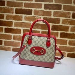 Replica Gucci 1955 Horsebit Small Top Handle Bag 621220 Red