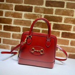 Replica Gucci 1955 Horsebit Small Top Handle Bag 621220 Red