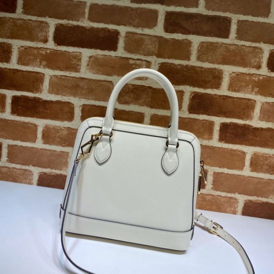 Replica Gucci 1955 Horsebit Small Top Handle Bag 621220 White Replica Gucci 1955 Horsebit Small Top Handle Bag 621220 White