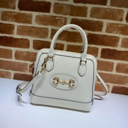 Replica Gucci 1955 Horsebit Small Top Handle Bag 621220 White