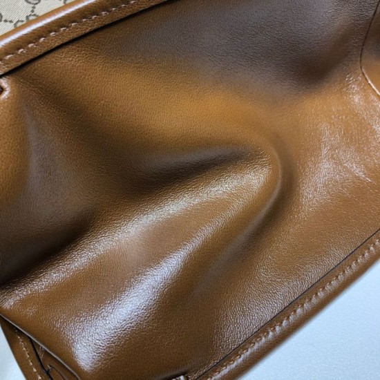 Fake Gucci 1955 Horsebit Medium Tote Bag 623694 Brown Replica Fake Gucci 1955 Horsebit Medium Tote Bag 623694 Brown Replica