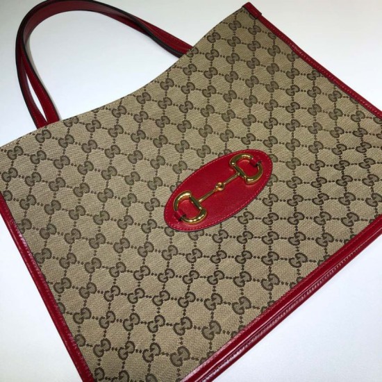 Fake Gucci 1955 Horsebit Medium Tote Bag 623694 Red Replica Fake Gucci 1955 Horsebit Medium Tote Bag 623694 Red Replica