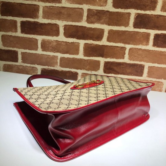 Fake Gucci 1955 Horsebit Medium Tote Bag 623694 Red Replica Fake Gucci 1955 Horsebit Medium Tote Bag 623694 Red Replica