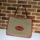 Fake Gucci 1955 Horsebit Medium Tote Bag 623694 Red Replica Fake Gucci 1955 Horsebit Medium Tote Bag 623694 Red Replica