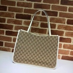 Replica Gucci 1955 Horsebit Medium Tote Bag 623694 White Replica Gucci 1955 Horsebit Medium Tote Bag 623694 White