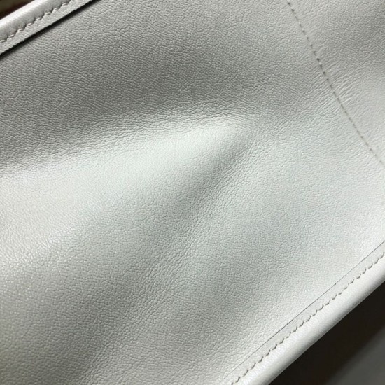 Replica Gucci 1955 Horsebit Medium Tote Bag 623694 White Replica Gucci 1955 Horsebit Medium Tote Bag 623694 White
