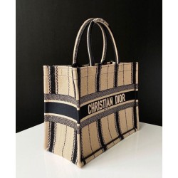 Replica Christian Dior Book Tote Bayadere Small Embroidered Tote Apricot Replica Christian Dior Book Tote Bayadere Small Embroidered Tote Apricot