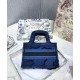 Replica Christian Dior Book Tote Mini Camouflage Embroidered Tote Dark Blue Fake Christian Dior Book Tote Mini Camouflage Embroidered Tote Dark Blue Replica