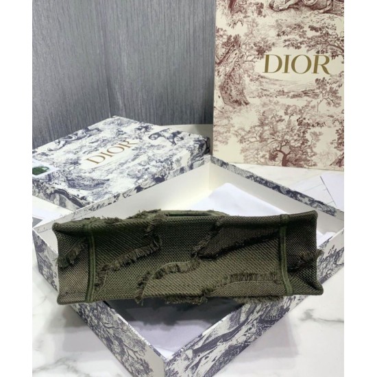 Replica Christian Dior Book Tote Mini Camouflage Embroidered Tote Green Fake Christian Dior Book Tote Mini Camouflage Embroidered Tote Green Replica