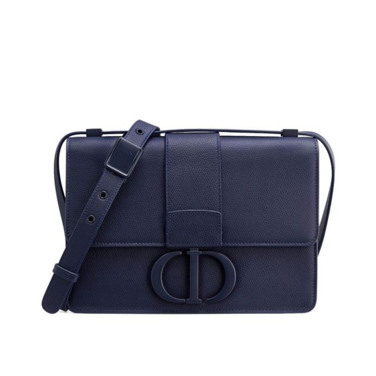 Replica Christian Dior 30 Montaigne Calfskin Bag Dark Blue Replica Christian Dior 30 Montaigne Calfskin Bag Dark Blue