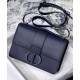 Replica Christian Dior 30 Montaigne Calfskin Bag Dark Blue Replica Christian Dior 30 Montaigne Calfskin Bag Dark Blue