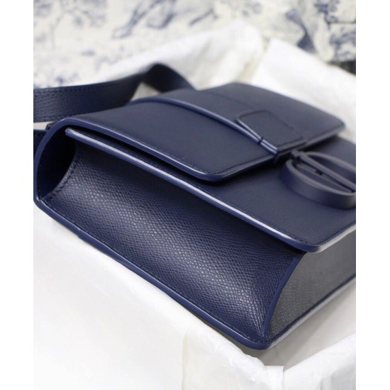 Replica Christian Dior 30 Montaigne Calfskin Bag Dark Blue Replica Christian Dior 30 Montaigne Calfskin Bag Dark Blue