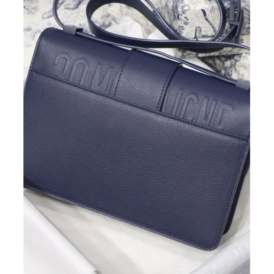 Replica Christian Dior 30 Montaigne Calfskin Bag Dark Blue Replica Christian Dior 30 Montaigne Calfskin Bag Dark Blue
