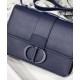 Replica Christian Dior 30 Montaigne Calfskin Bag Dark Blue Replica Christian Dior 30 Montaigne Calfskin Bag Dark Blue