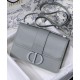 Replica Christian Dior 30 Montaigne Calfskin Bag Gray Replica Christian Dior 30 Montaigne Calfskin Bag Gray