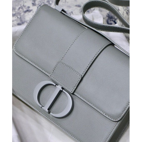 Replica Christian Dior 30 Montaigne Calfskin Bag Gray Replica Christian Dior 30 Montaigne Calfskin Bag Gray
