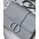 Replica Christian Dior 30 Montaigne Calfskin Bag Gray Replica Christian Dior 30 Montaigne Calfskin Bag Gray