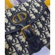 Replica Christian Dior Small Dior Bobby Handbag Dark Blue Replica Christian Dior Small Dior Bobby Handbag Dark Blue