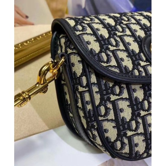 Replica Christian Dior Small Dior Bobby Handbag Dark Blue Replica Christian Dior Small Dior Bobby Handbag Dark Blue