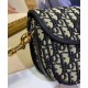 Replica Christian Dior Small Dior Bobby Handbag Dark Blue Replica Christian Dior Small Dior Bobby Handbag Dark Blue