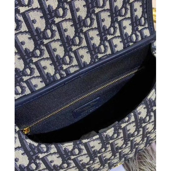 Replica Christian Dior Medium Dior Bobby Handbag Dark Blue Replica Christian Dior Medium Dior Bobby Handbag Dark Blue