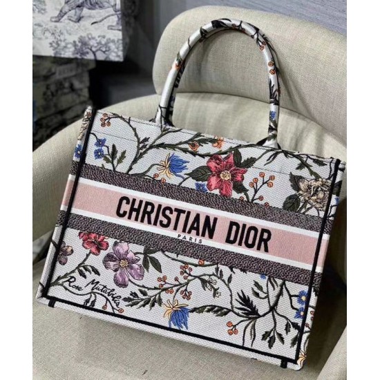 Fake Christian Dior Small Dior Book Tote White Replica Replica Christian Dior Small Dior Book Tote White