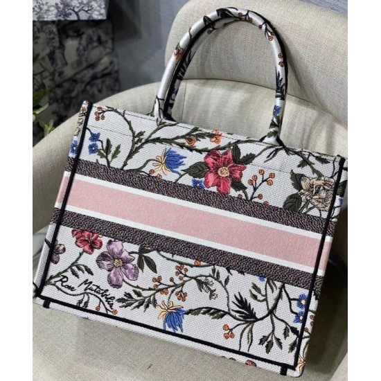 Fake Christian Dior Small Dior Book Tote White Replica Replica Christian Dior Small Dior Book Tote White