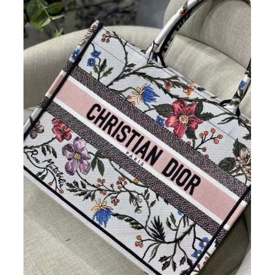 Fake Christian Dior Small Dior Book Tote White Replica Replica Christian Dior Small Dior Book Tote White