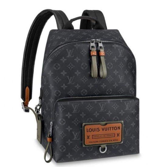 Replica Louis Vuitton Discovery Backpack Monogram Eclipse M45218