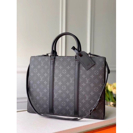 Replica Louis Vuitton Sac Plat Horizontal Zippe Bag Monogram Eclipse M45265