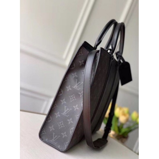 Replica Louis Vuitton Sac Plat Horizontal Zippe Bag Monogram Eclipse M45265