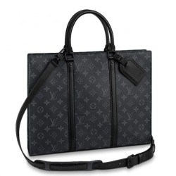 Replica Louis Vuitton Sac Plat Horizontal Zippe Bag Monogram Eclipse M45265