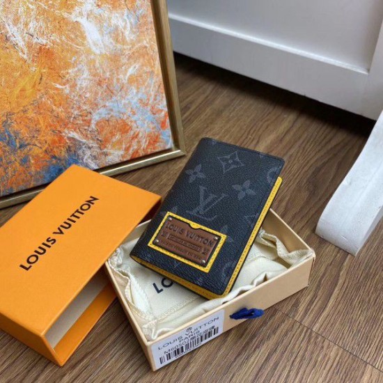Fake Louis Vuitton Pocket Organizer Monogram Eclipse M69250 Replica