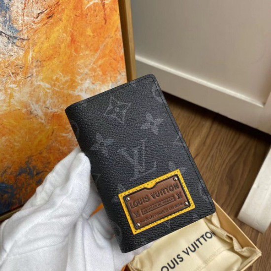 Fake Louis Vuitton Pocket Organizer Monogram Eclipse M69250 Replica