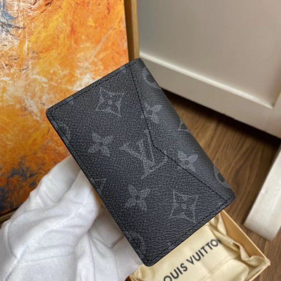 Fake Louis Vuitton Pocket Organizer Monogram Eclipse M69250 Replica