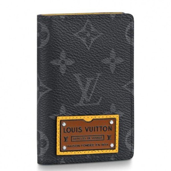 Fake Louis Vuitton Pocket Organizer Monogram Eclipse M69250 Replica