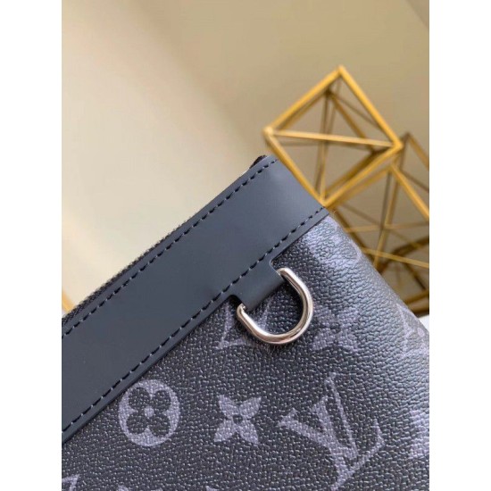 Replica Louis Vuitton Pochette Discovery GM Monogram Eclipse M69256