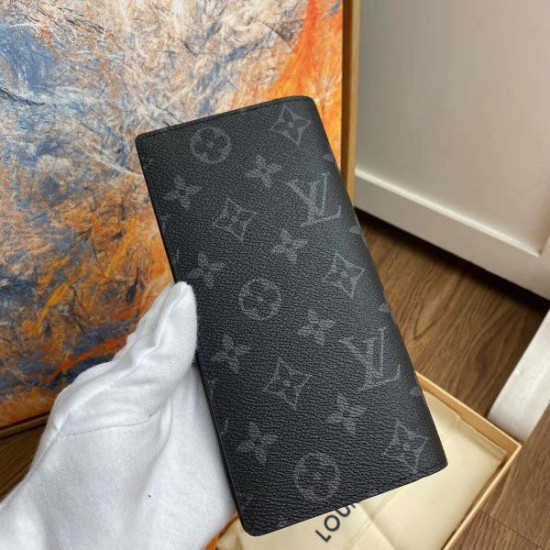 Fake Louis Vuitton Brazza Wallet Monogram Eclipse M69260 Replica