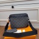 Replica Louis Vuitton Trio Messenger Bag Monogram Eclipse Canvas m69443