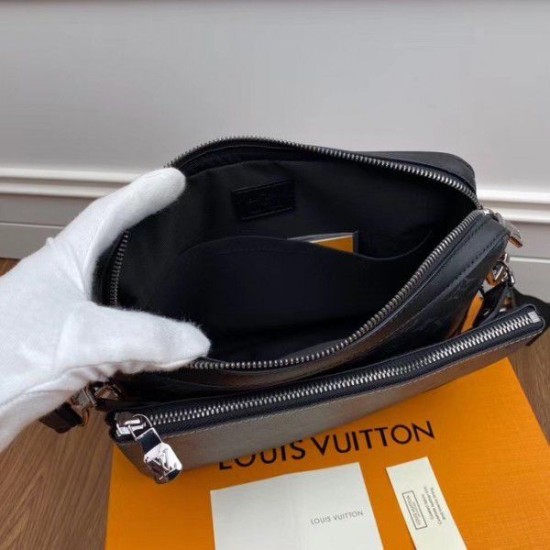 Replica Louis Vuitton Trio Messenger Bag Monogram Eclipse Canvas m69443