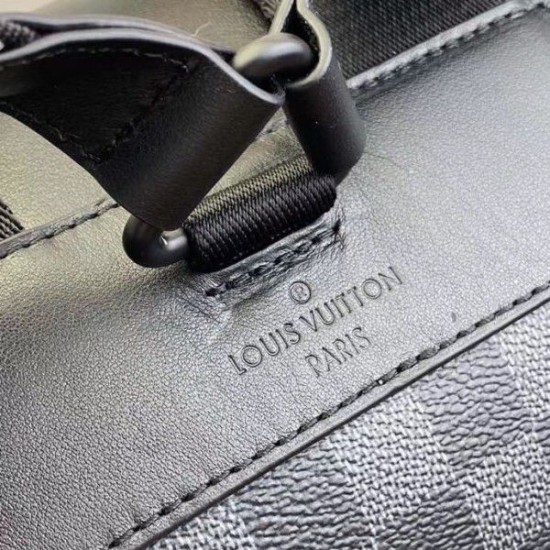 Replica Louis Vuitton Utility Backpack Damier Graphite N40279